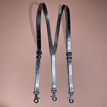 背帶 男士挂钩背带夹加宽胖人5cm松紧老年人户外交叉X形吊裤带美式肩带~清倉 歷史價格詳細信息