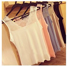 白色吊帶小可愛背心女寬鬆圓領工字無袖上衣外穿內搭打底衫春夏大碼~CoCo服飾 歷史價格詳細信息