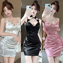 名媛風性感低胸深V領網紗拼接連衣裙夜場長裙晚禮服女高級感 歷史價格詳細信息