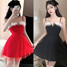 顯瘦性感聖誕服裝 貓咪甜美可愛聖誕裝 多褶裙擺聖誕服~流行E線F110 歷史價格詳細信息