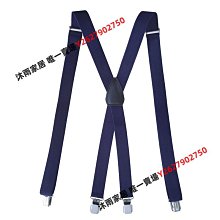 男士時尚背帶夾4夾強力吊褲帶黑皮肩帶休閑西褲老人背帶吊帶3.5cm【沐雨家居】 歷史價格詳細信息