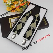 背帶 真皮纽扣背带男女生通用牛皮吊裤带英伦复古轻奢时尚百搭街头穿搭~清倉 歷史價格詳細信息