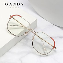 JS8615歐美跨境圓形眼鏡框女金屬雙色電鍍彈弓腿網紅風防藍光眼鏡 歷史價格詳細信息