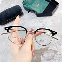 【新款】T22005小框女生圓臉萌妹細根鏡腿半鈦潮流復古原宿風韓版日系眼鏡 歷史價格詳細信息