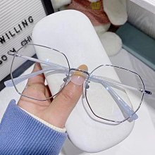 超輕素顏神器圓臉眼鏡女韓版潮帶鏈條平光復古裝飾個性眼鏡框 歷史價格詳細信息