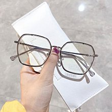【新款】新款防藍光不規則tr90套圈平光鏡女金屬插芯眼鏡時尚潮流鏡架 歷史價格詳細信息