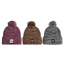 { POISON } LESS SQUARE LOGO POM POM BEANIE 秋冬混針織紋 球球滑雪反摺毛帽 價格比較,價格查詢,歷史價格詳細信息