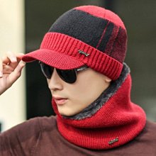 帽子男冬季防風防寒保暖毛線針織帽超厚時尚加厚加絨包頭帽大頭圍 歷史價格詳細信息