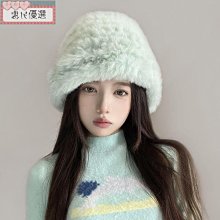 護耳漁夫帽女韓版顯臉小加厚毛絨保暖盆帽秋冬騎車滑雪防風雷鋒帽 歷史價格詳細信息