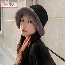 毛茸茸加厚蒙古帽女生蓬鬆毛絨顯瘦顯臉小漁夫帽純色高級感盆帽潮 歷史價格詳細信息