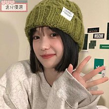 粗針織毛線帽子女秋冬季手工編織保暖護耳漁夫帽時尚百搭水桶盆帽#促銷 #現貨 #可開發票 歷史價格詳細信息