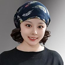 2023新款春秋包頭帽子男套頭帽月子帽女空調帽薄堆堆帽睡帽運動帽(SL) 歷史價格詳細信息