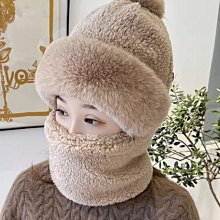新款騎行帽子冬季防寒面罩保暖口-罩圍脖一體加絨加厚防風護耳頭套 歷史價格詳細信息