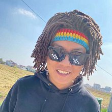 歐美搞怪辮子瘋子秋冬男女純手工毛線個性保暖帽子 異形帽 頭套帽 歷史價格詳細信息