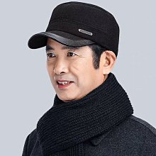 韓版中年帽子男士冬天毛線帽青年套頭帽秋冬季加厚保暖針織鴨舌帽(SL) 歷史價格詳細信息