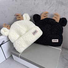 耶誕鹿角帽子女冬季毛絨加厚保暖可愛雷鋒帽顯臉小防寒護耳包頭帽 歷史價格詳細信息