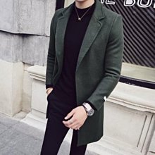 毛呢 大衣 長版 外套-純色翻領寬鬆秋冬男外套2色73qc20[獨家進口][米蘭精品] 歷史價格詳細信息