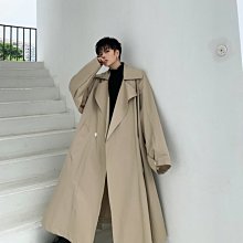 FINDSENSE 秋冬上新 2019 韓國時尚流行拼接連帽外套中長風衣大衣 G19男裝休閒上衣 歷史價格詳細信息