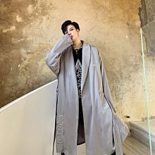 FINDSENSE 秋冬上新 2019 韓國時尚流行拼接連帽外套中長風衣大衣 G19男裝休閒上衣 歷史價格詳細信息