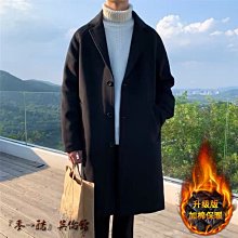 『麥→酷』秋冬裝 潮流 韓版 秋中長款男風衣經典格子休閒毛呢料外套呢大衣    SY038 歷史價格詳細信息