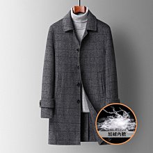 毛呢 外套 羊毛 大衣-格子雙面呢手工中長款男外套74bg17[獨家進口][米蘭精品] 歷史價格詳細信息