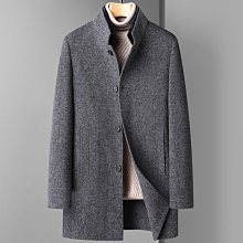 愛尚購1224秋冬新款雙面呢大衣男中長款韓版修身羊毛呢大衣休閑雙排扣外套 歷史價格詳細信息