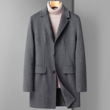 愛尚購1224外套男西裝領純羊毛大衣休閑商務西服100%羊毛雙面呢P92292 歷史價格詳細信息