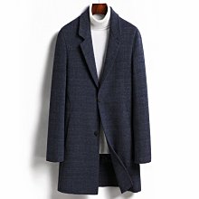 愛尚購1224外套男西裝領純羊毛大衣休閑商務西服100%羊毛雙面呢P92292 歷史價格詳細信息