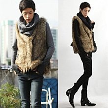 秋冬新款男士皮草外套仿狐貍毛歐美大碼皮草男款大衣休閑保暖皮草外套 歷史價格詳細信息