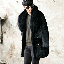 秋冬新款男士皮草外套仿狐貍毛歐美大碼皮草男款大衣休閑保暖皮草外套 歷史價格詳細信息
