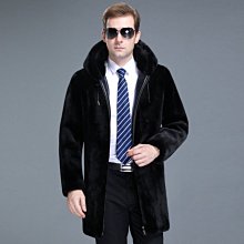 貂皮外套男款冬季男士貂皮大衣男社會整貂皮草貂絨皮衣男學生韓版-港仔男裝 歷史價格詳細信息