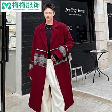 【熱賣精選】格紋西裝外套 實拍 寬鬆男友風複古學院風格子大衣中長款外套 百搭經典復古格子外套女潮毛呢外套 學生外套 大 歷史價格詳細信息