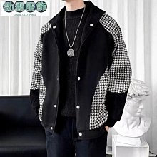 【熱賣精選】外套男潮牌秋冬季刷毛加厚新款深秋毛呢夾克青年衣服 歷史價格詳細信息