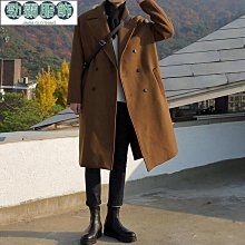 【熱賣精選】風衣 中長款風衣 風衣外套男 韓版 修身外套 商務休閑中年男士羊毛呢外套加厚秋冬款羊絨大衣長款風衣過膝款 歷史價格詳細信息