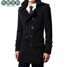 秋冬季雙排扣毛呢大衣男士韓版中長款加厚毛呢外套寬鬆套裝三件式 歷史價格詳細信息
