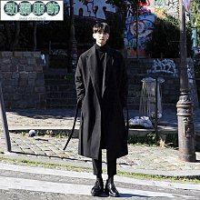 熱款 日系風衣男長款加厚毛呢大衣三件式潮牌寬鬆毛呢外套休閒搭配一套-时尚男装 歷史價格詳細信息