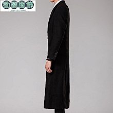【熱賣精選】風衣 中長款風衣 風衣外套男 韓版 修身外套 商務休閑中年男士羊毛呢外套加厚秋冬款羊絨大衣長款風衣過膝款 歷史價格詳細信息