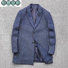 【熱賣精選】風衣 中長款風衣 風衣外套男 韓版 修身外套 商務休閑中年男士羊毛呢外套加厚秋冬款羊絨大衣長款風衣過膝款 歷史價格詳細信息