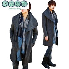 【熱賣精選】長版外套 厚外套 大衣 毛呢外套 2色毛呢大衣男韓版潮流過膝中長款風衣冬季加厚寬鬆雙排扣毛呢外套 歷史價格詳細信息