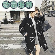 【熱賣精選】風衣 中長款風衣 風衣外套男 韓版 修身外套 秋冬男裝加厚毛呢大衣韓版呢料外套修身風衣男中長款青年學生披 歷史價格詳細信息