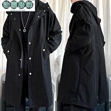 熱款 日系風衣男長款加厚毛呢大衣三件式潮牌寬鬆毛呢外套休閒搭配一套-时尚男装 歷史價格詳細信息