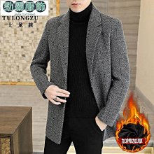 男士立領西服 中山裝男青年修身韓版休閑帥氣小西裝男薄款潮-毛毛男裝 歷史價格詳細信息