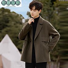 熱賣 呢子外套 毛呢大衣 高檔新款西裝領雙面絨羊毛澳毛大衣外套 女冬修身顯瘦春秋加厚時尚~梅梅服飾 歷史價格詳細信息