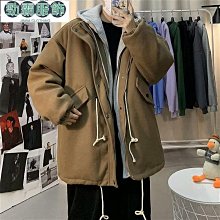 【熱賣精選】港仔文藝 夾克 BF百搭 拼接寬鬆牛仔外套 男生假兩件 復古刷破大尺碼丹寧外套 男生衣著 潮流 連帽外套 丹 歷史價格詳細信息