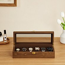 手表收納盒實木質多位大容量家用放手鏈腕表盒子高檔精致透明展示 歷史價格詳細信息