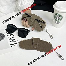 真皮眼鏡包便攜ins眼鏡盒抗壓太陽墨鏡收納袋男女近視眼鏡保護套-沐雨家居 歷史價格詳細信息