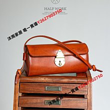 HALFWORK水洗頭層牛皮真皮女包女士斜挎包手拿包大容量單肩包男士 歷史價格詳細信息