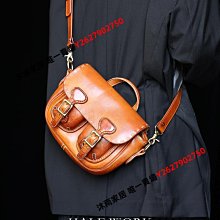 HALFWORK水洗頭層牛皮真皮女包女士斜挎包手拿包大容量單肩包男士 歷史價格詳細信息