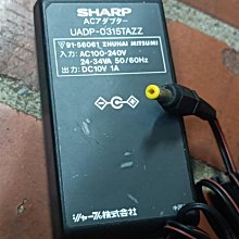 SHARP UADP-A011WJZZ變壓器,交流輸入AC100~240V,直流輸出DC10V,0.75A,9成新 歷史價格詳細信息