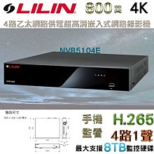 LILIN 利凌 8路 PoE 高畫質嵌入式網路錄影主機 支援雙硬碟 歷史價格詳細信息